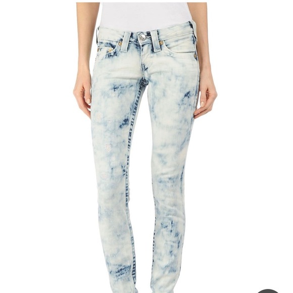 True Religion Stella Tie Dye Distressed 